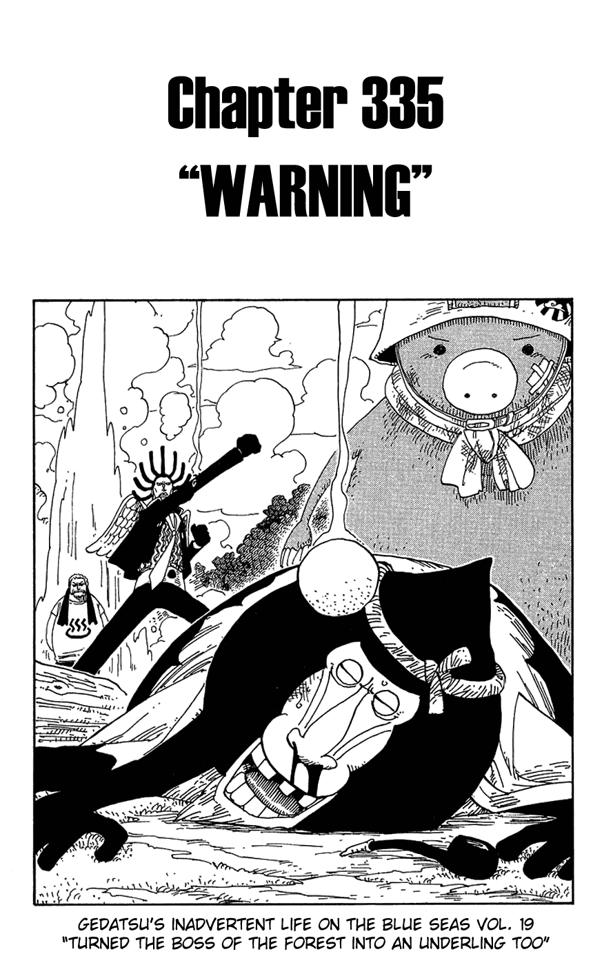 One Piece, Chapter 335 image 01